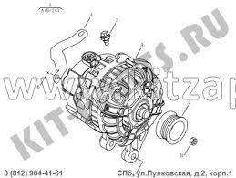 Генератор Geely Emgrand X7 NL4 1.8 1016055482