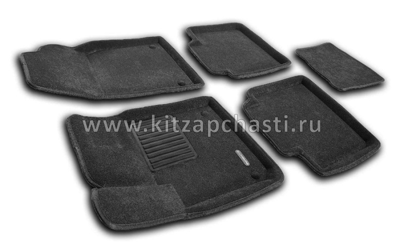 Коврики салонные (комплект) полиуретан 3D "Фирма EuroMat 3D" GEELY MONJARO KX11  EMC3D-001412